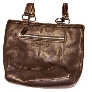 Brown coach purse